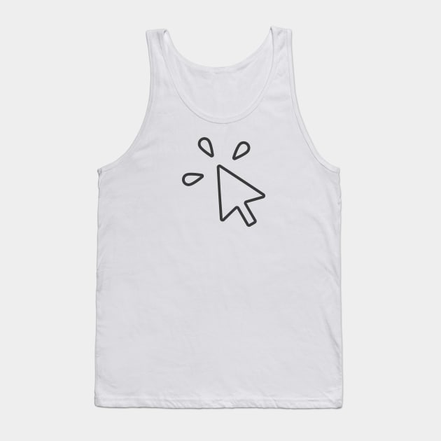 Computer Mouse Click Tank Top by THP Creative